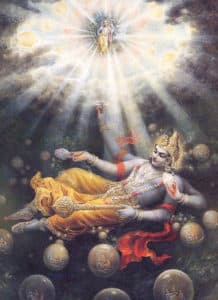 Vishnu: manifesting worlds