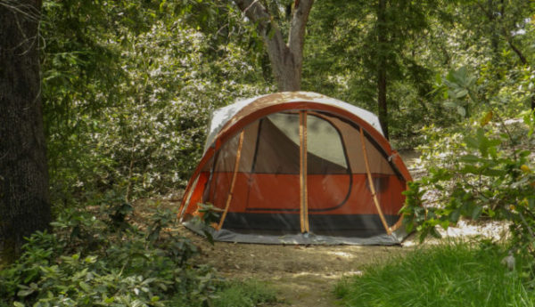 Tent camping